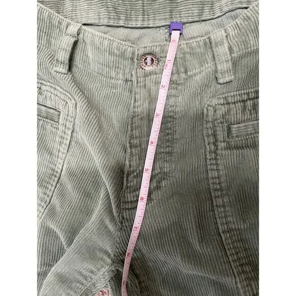 Vintage Patagonia Rhythm Corduroy Pants Size 10 Baggy Y2K Green 100% Cotton Rare - Picture 6 of 7
